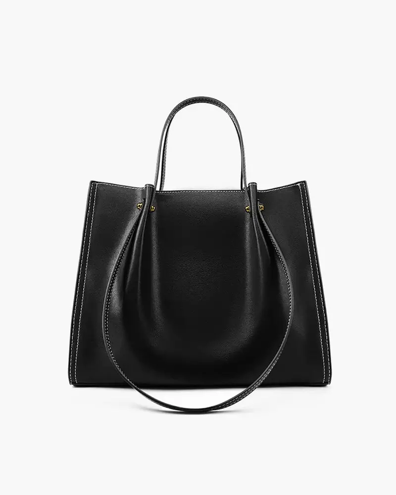 Ella | Damen Minimalistische Vegane Leder Laptoptasche