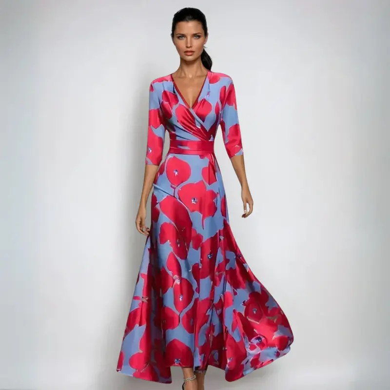 EMILIA | Stilvolle und vielseitige Blumenkleid