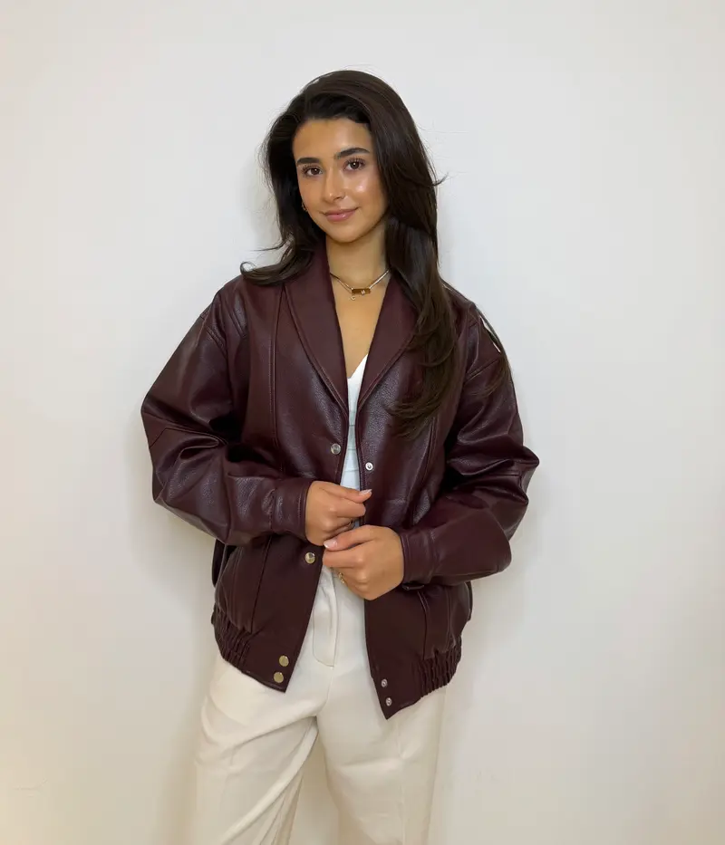 Étoile bomber bordeaux | Fall collection Paris
