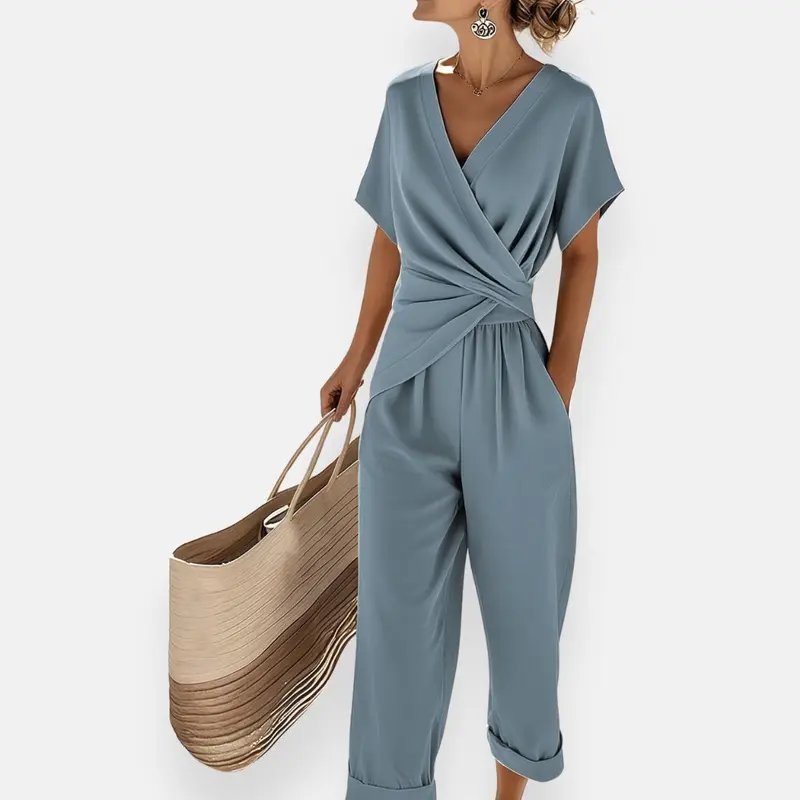 Evelyn - Outfit Set mit Wickeldesign