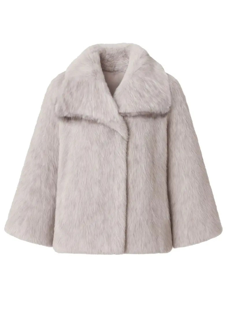 Fake Fur Jack Light Sand | NOTE