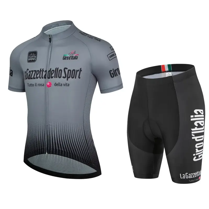 Fietskleding Set Heren – Ademende wielerset met gevoerde broek en race pasvorm