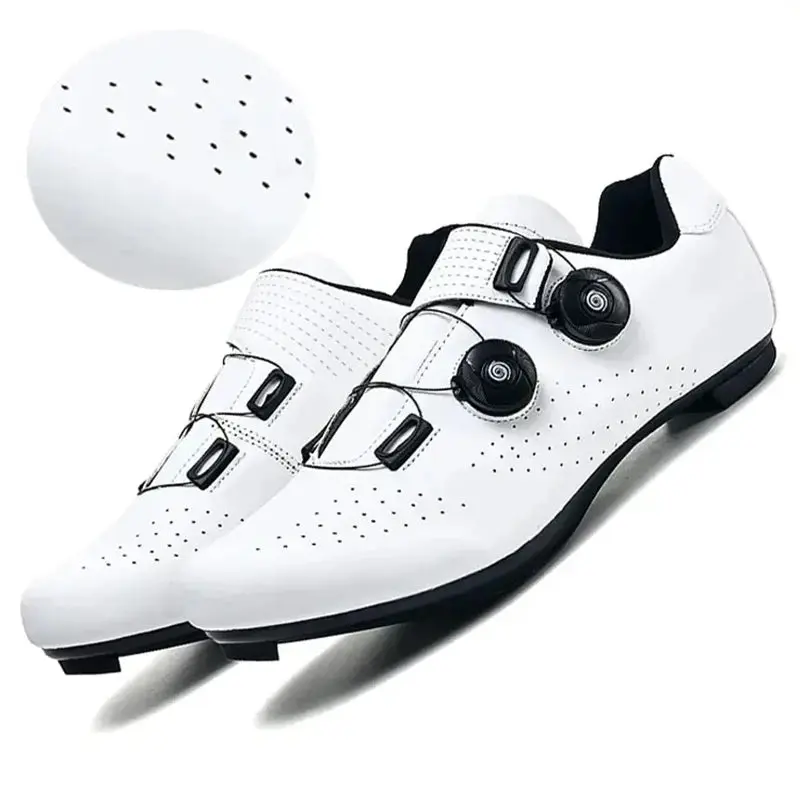 Fietsschoenen heren – Sportieve schoenen met draaisluiting en stevige zool