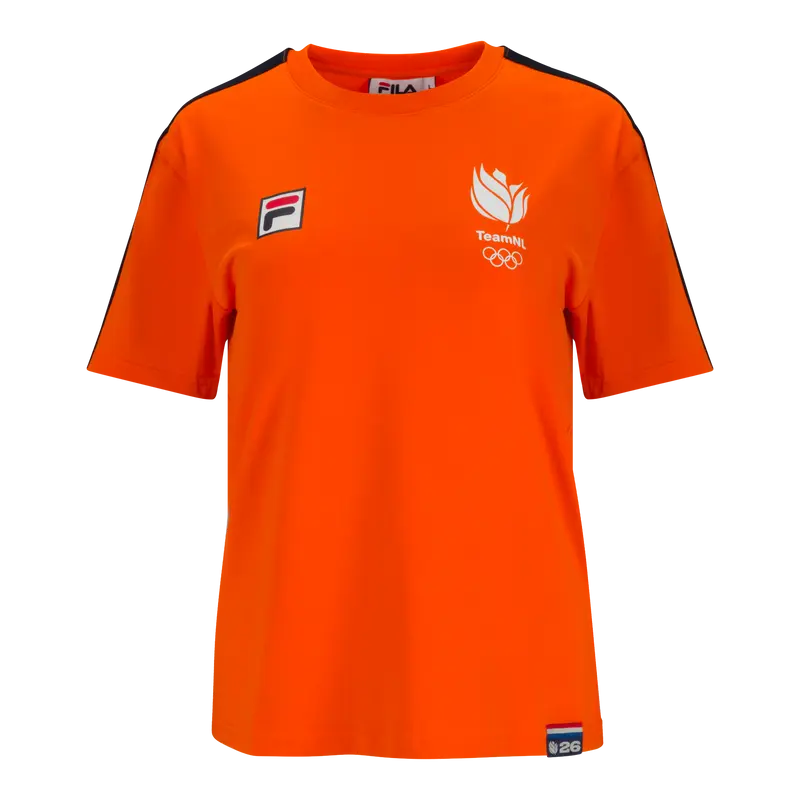Fila TeamNL T-Shirt Oranje Dames