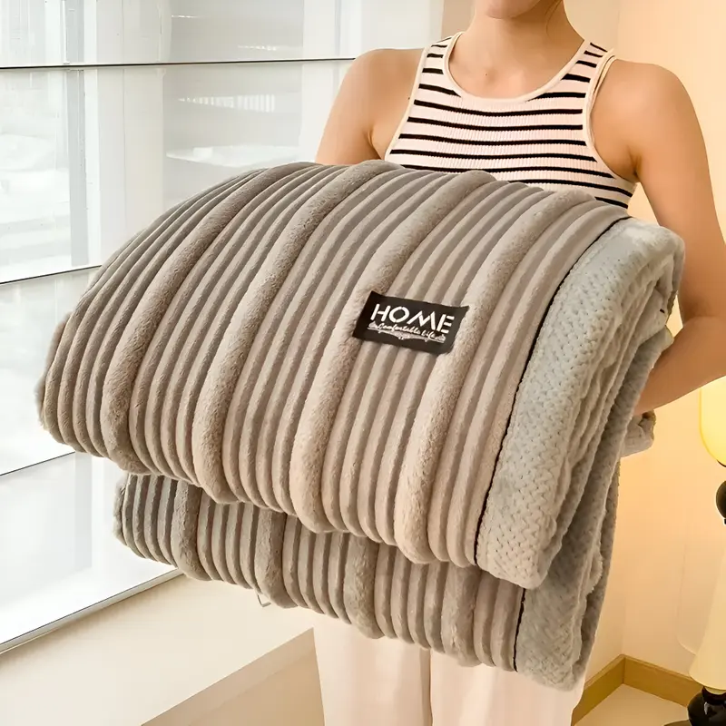 Fleecedecke - Vintage Fleecedecke aus Polyester