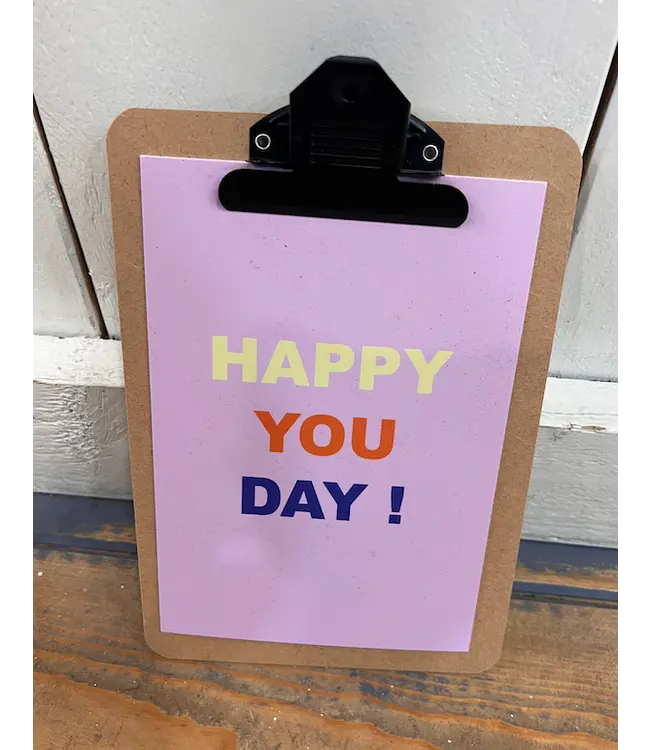 Forex Kaart inclusief klembord Happy You