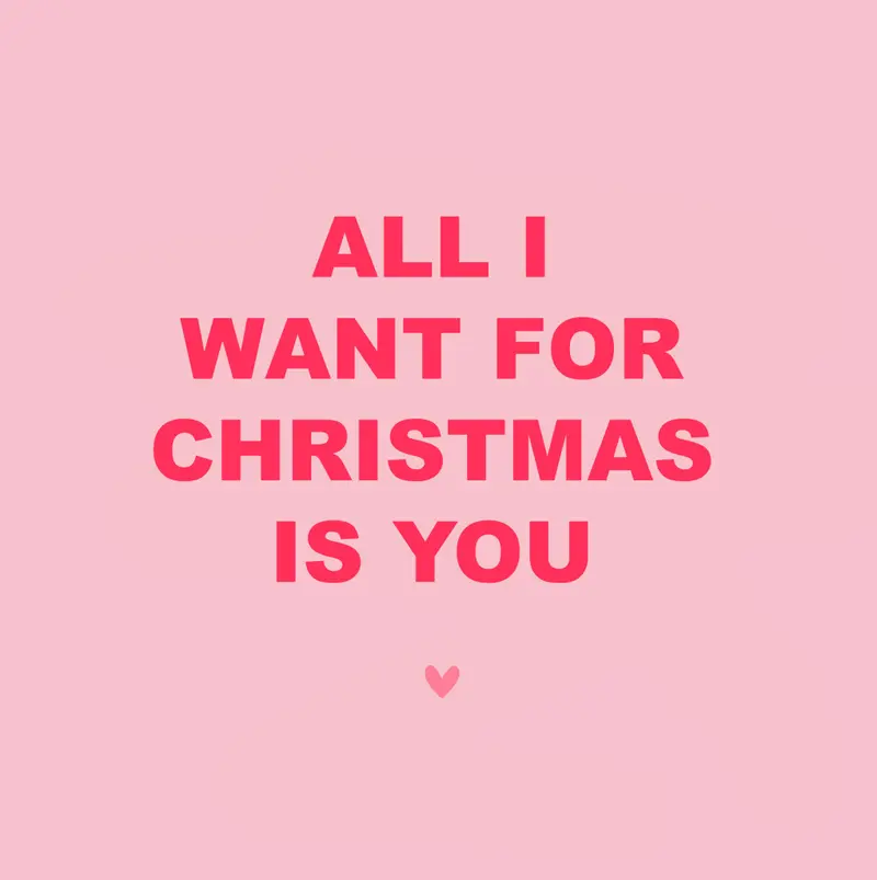 Forex Tegeltje All i want for Christmas is you