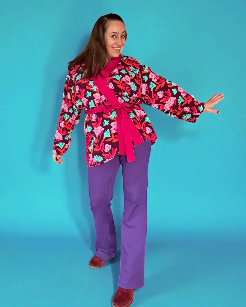 Fower Explosion Kimono