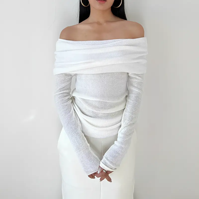 Frida - Elegantes schulterfreies Top