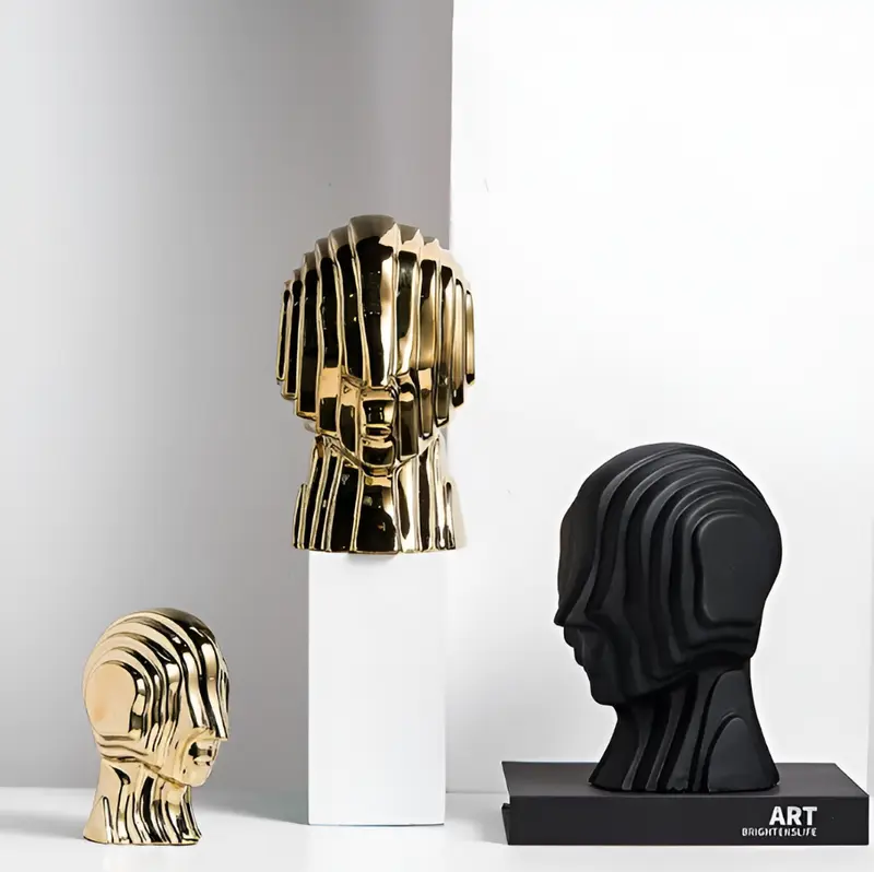 Galactic - Guardian - Keramik Kopfskulptur geometrisch 14–25
