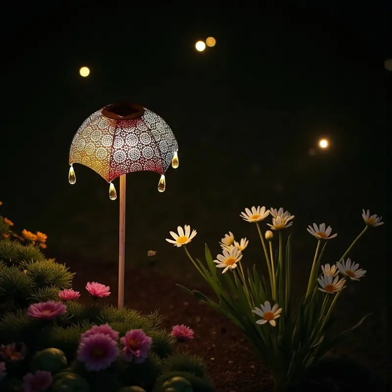 Gartia - Außen-Gartenleuchte mit warmem LED-Projektionslicht