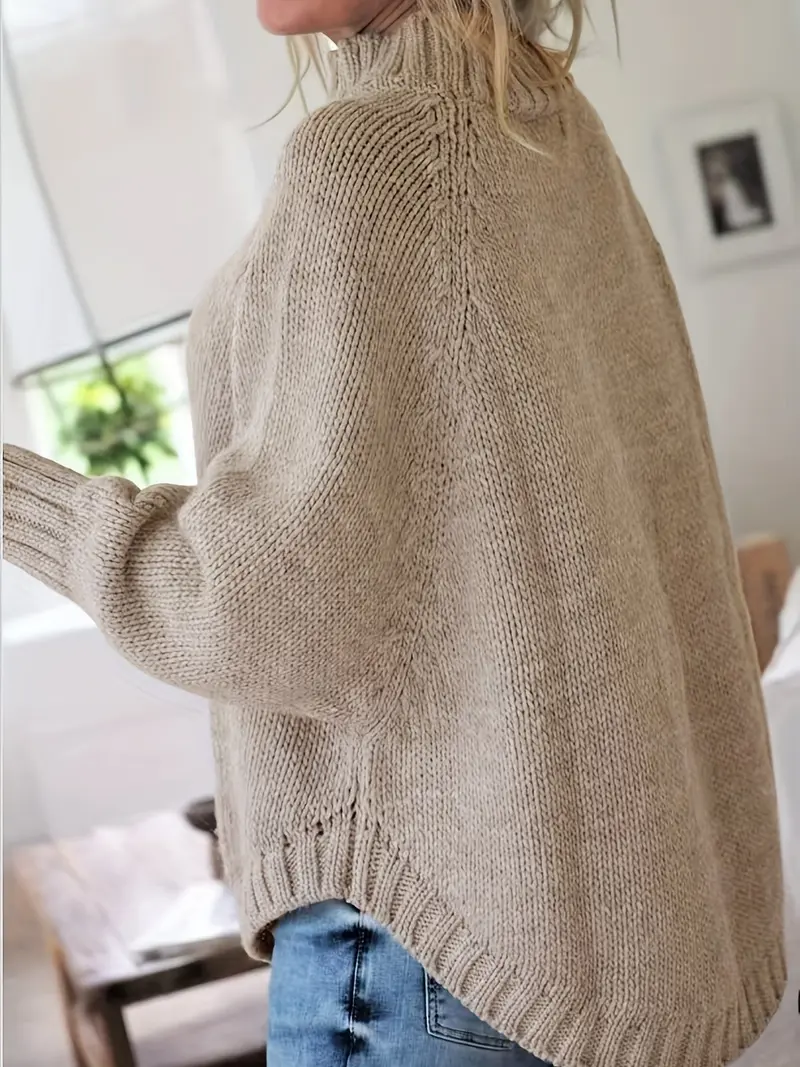Gemütlicher Grobstrickpullover