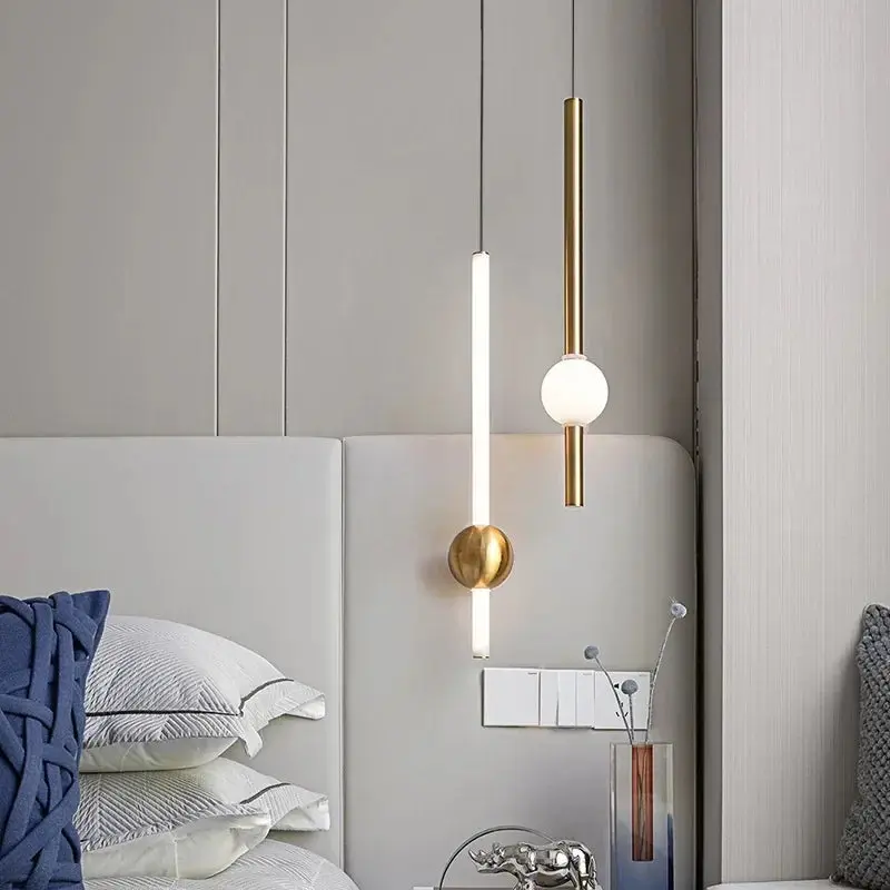 Geometrische - LED-Pendelleuchte aus Metall
