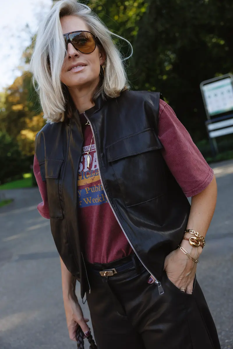 Gilet Haily PU Bruin