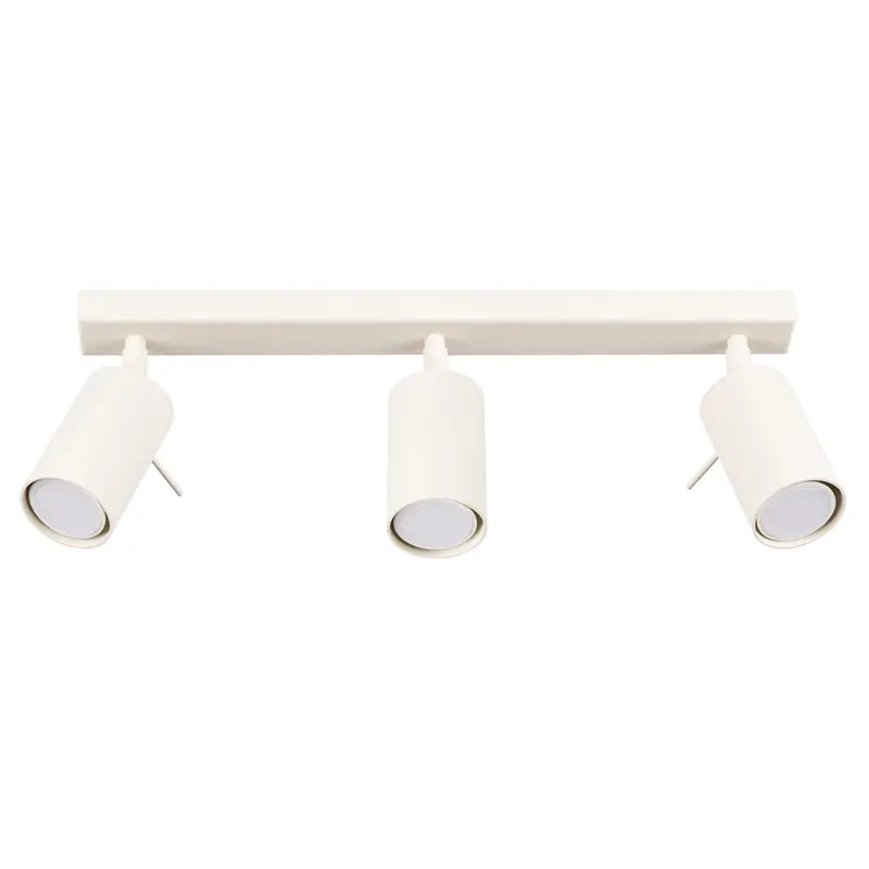 Glanza - Beige 3-flammige Deckenleuchte mit verstellbaren