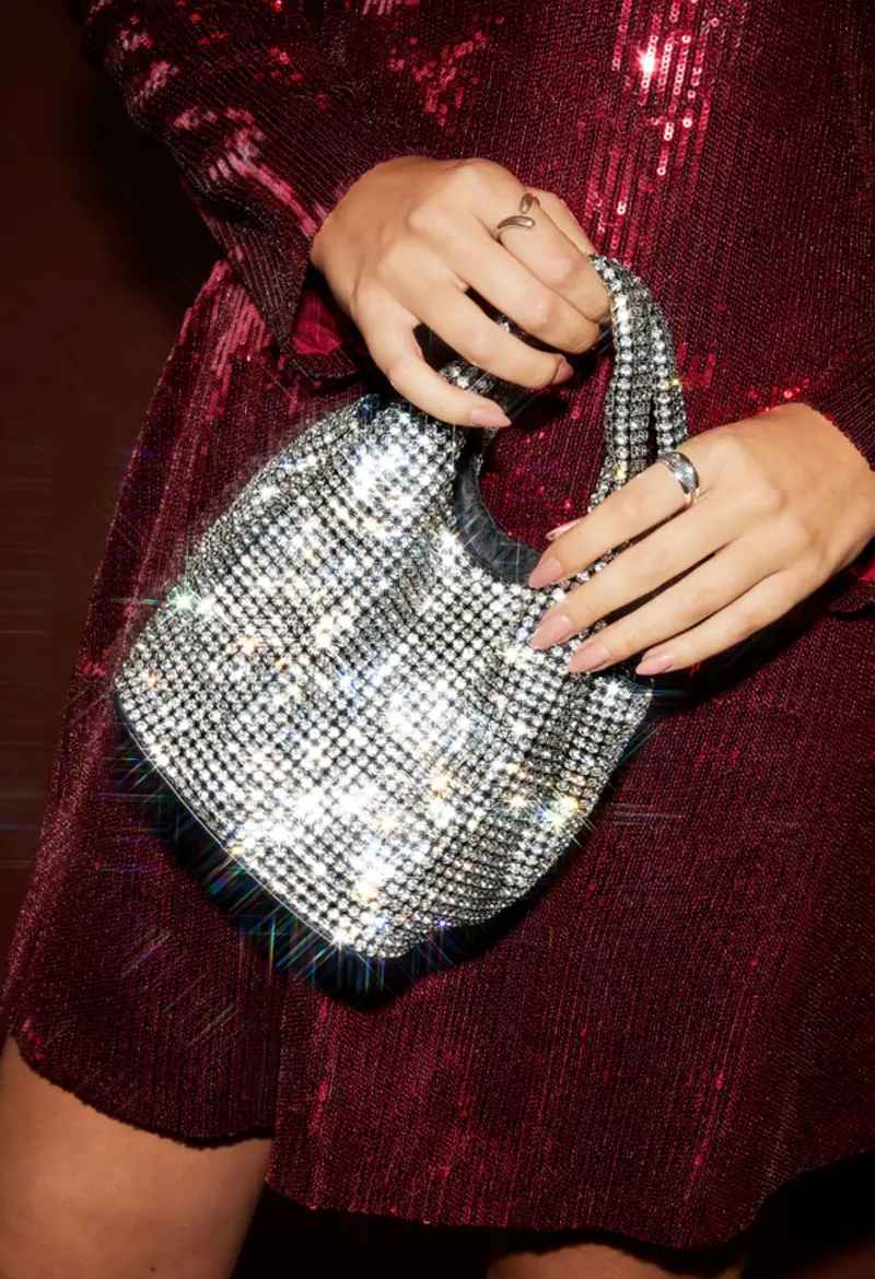 Glitz mini bucket – Silver