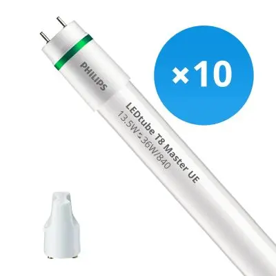 Glowix - Vorteilspack 10x Philips LED-Röhre T8 MASTER