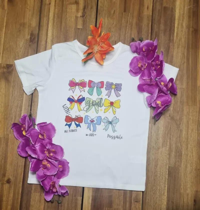 “God Made Me Special” Kinder T-shirt – Wit met Regenboog Design