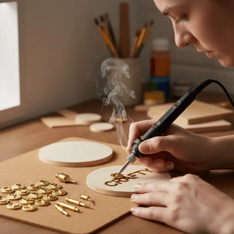 Graveerpen set – Complete DIY brandgraveerset met 58 accessoires voor hout en leer