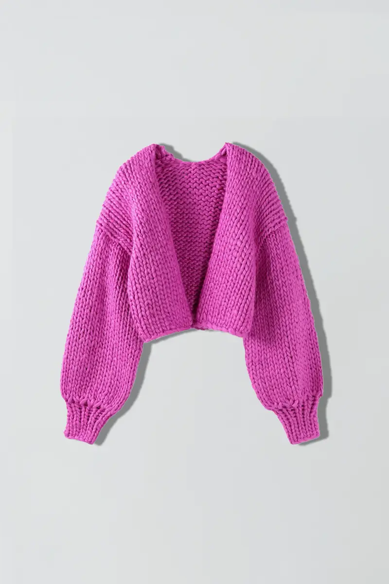 Grobstrick-Cardigan