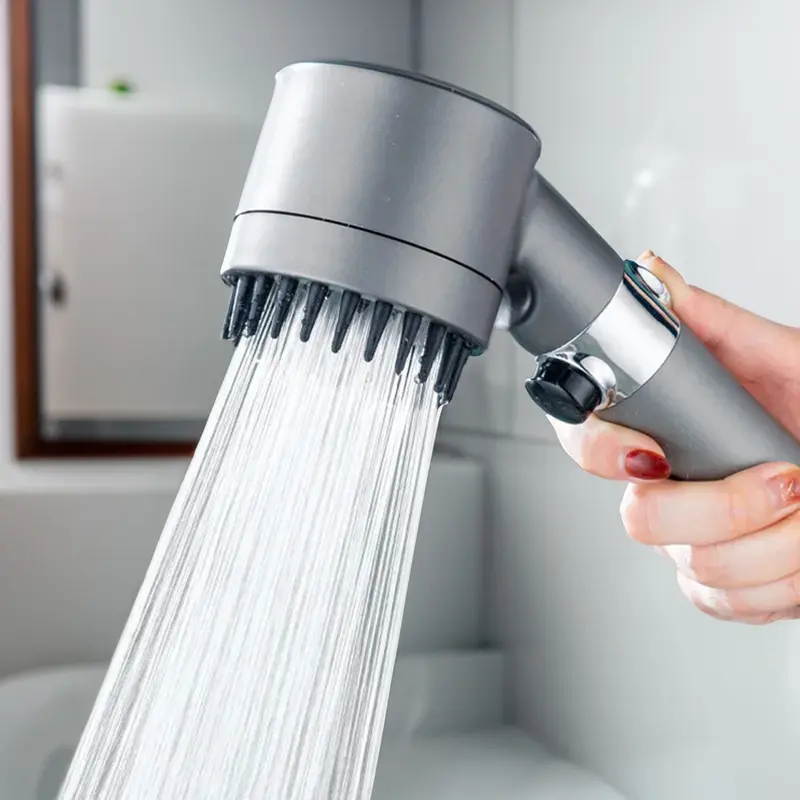 Handdouche met filter – drie straalstanden en een kop die je kunt kantelen