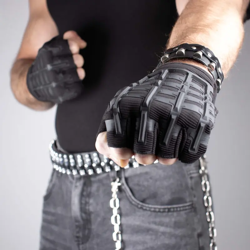 Handschoenen 'Military' - Man - Zwart
