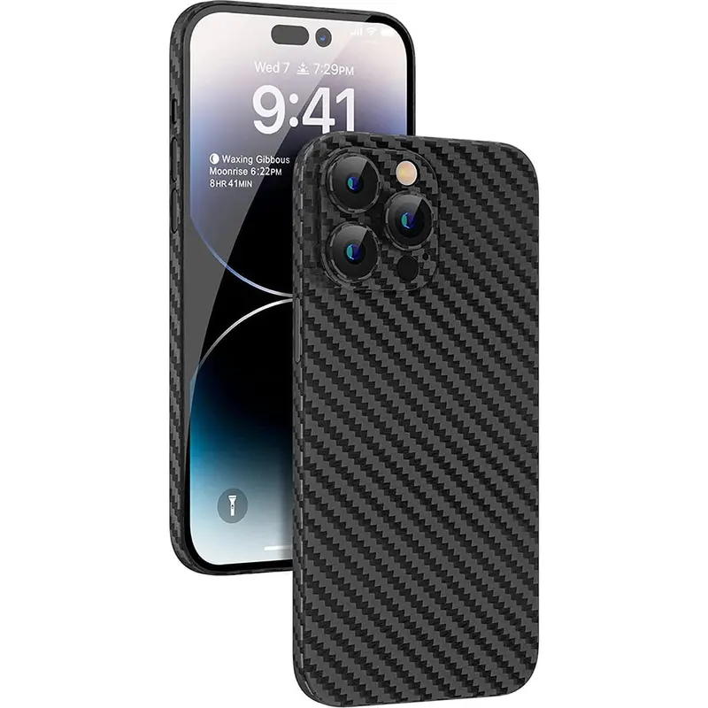Hardcase van 0,3 mm – ultradunne matte cover met opstaande rand