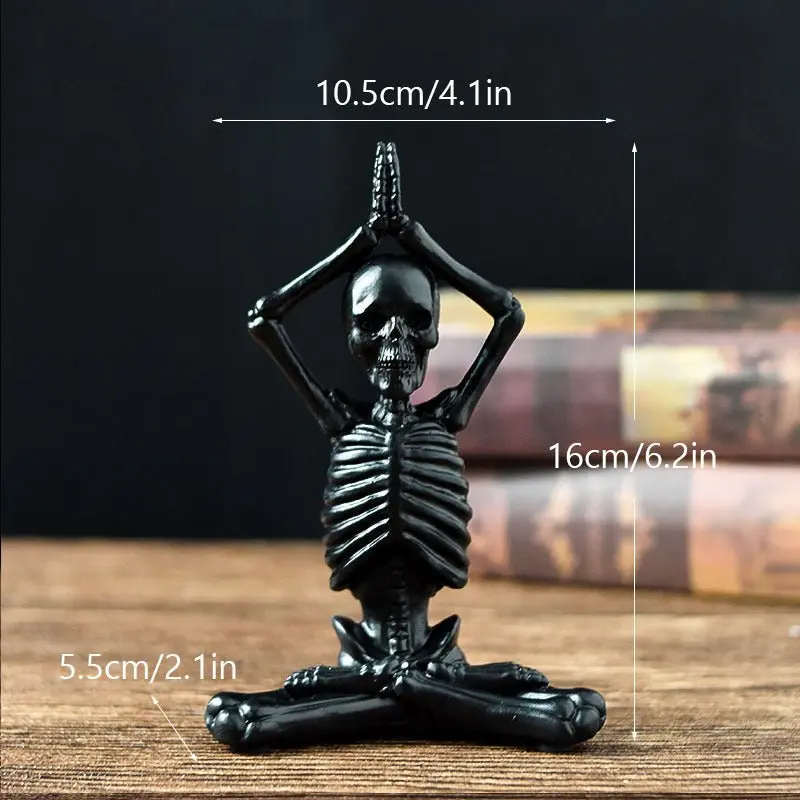 Harsfiguur halloween – vintage zwart-witafwerking voor binnen