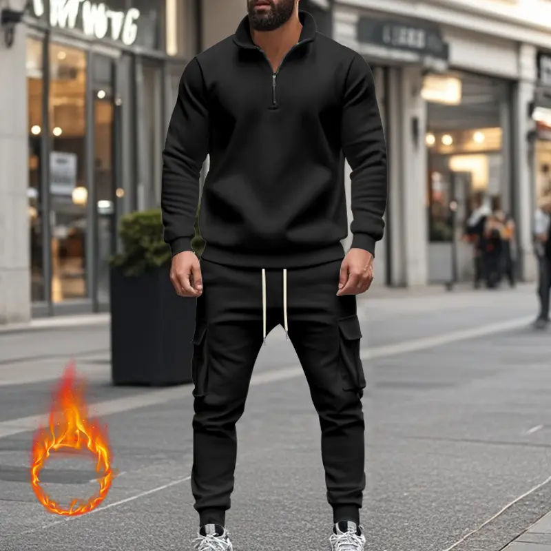 HeatZip – Gevoerde Casual Herenjas met Rits