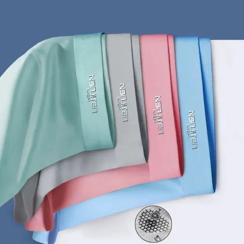 Herenboxers 4-pack – brede band, platte naden en rekbaar breisel