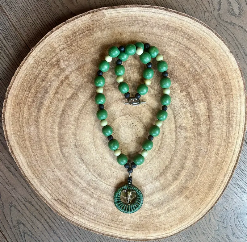 Herenketting met olifant hanger