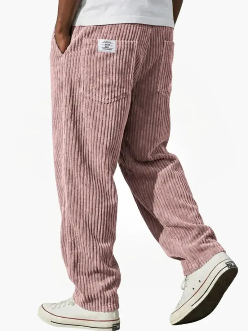 Herren Vintage Cordhose Lässig – Bequeme Klassische Freizeit Hose