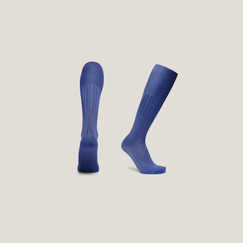 High Knee Dress Socks - Royal Navy