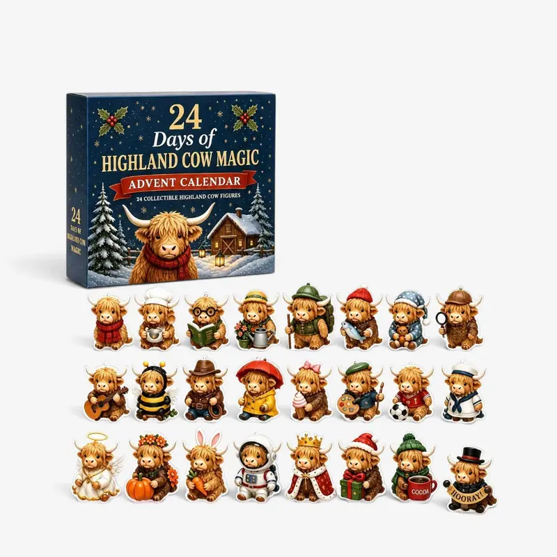 Highlora – 24-Tage-Highland-Cow-Adventskalender