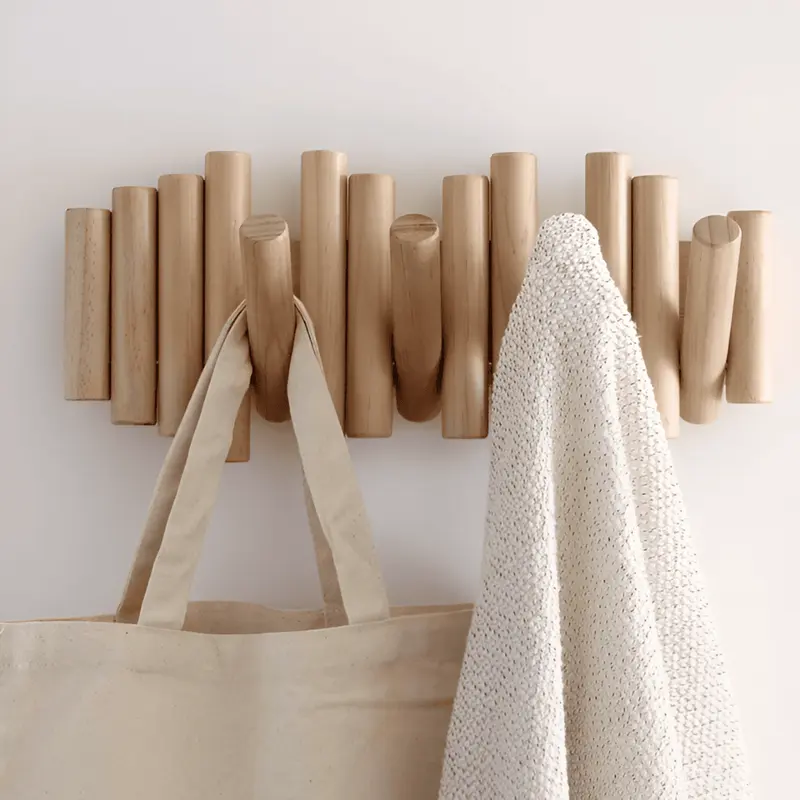 Holzkleiderständer - handgefertigt platzsparend 80x40x30 cm