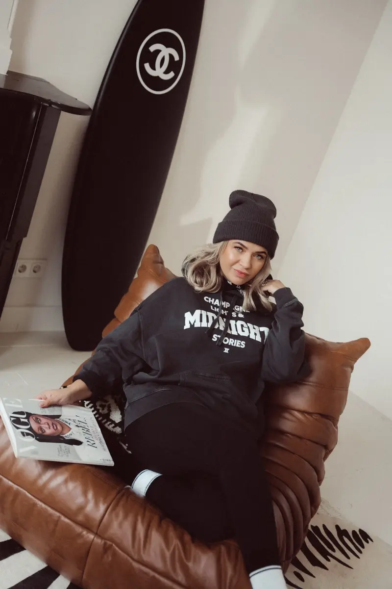 Hoodie Washed Midnight