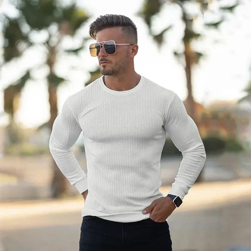 Hoogwaardige Slim-Fit Trui Heren – Elegant, Warm & Comfortabel