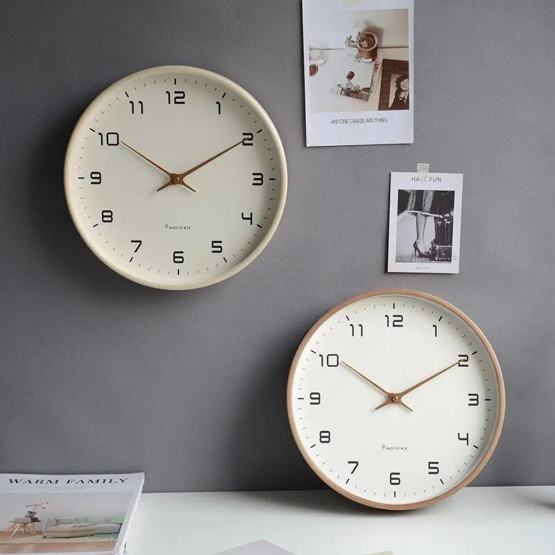 Houten Wandklok | Scandinavisch Design & Geluidloos