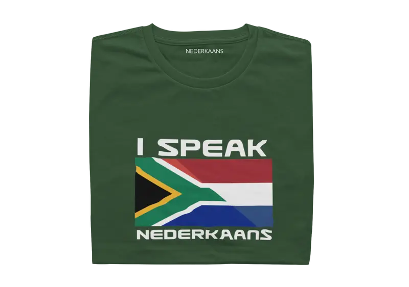 I Speak Nederkaans T-shirt, South African - Mens Shirt