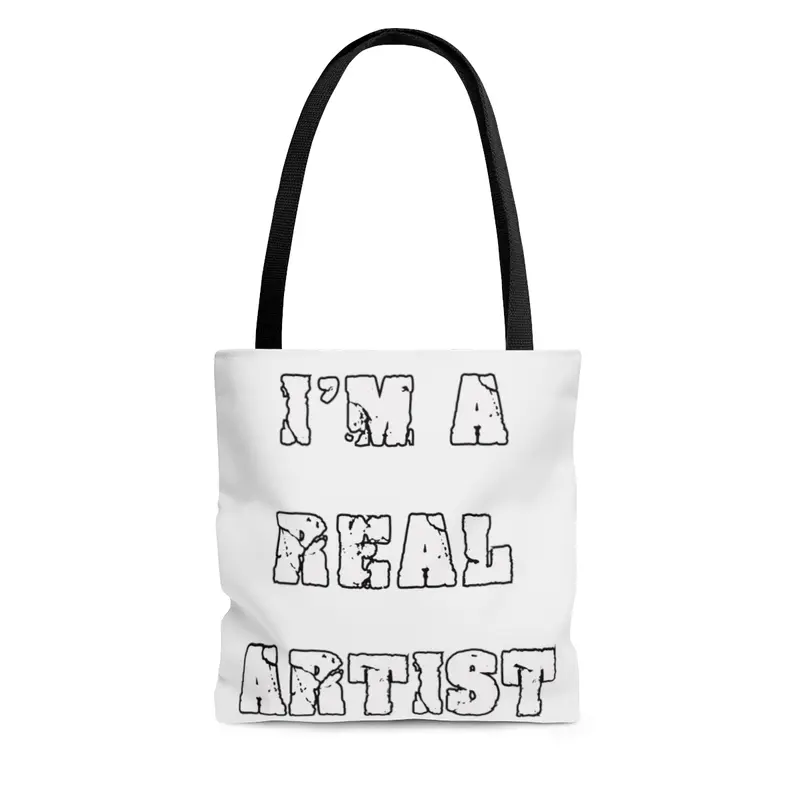I'm a Real Artist Tote Bag / Tas
