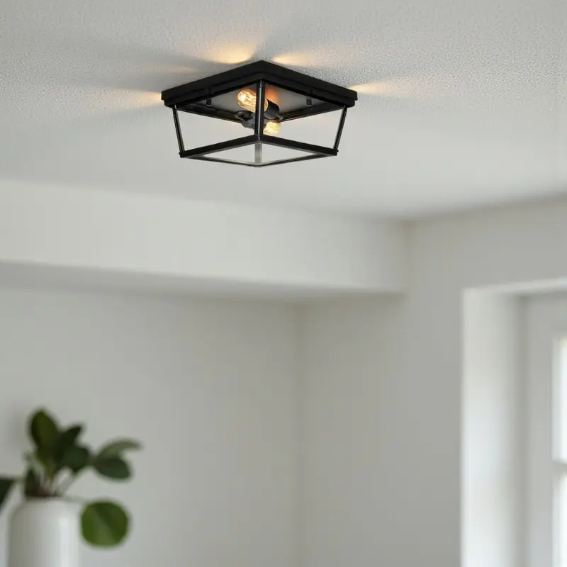 Industrie - Retro Industrie Deckenlampe mit