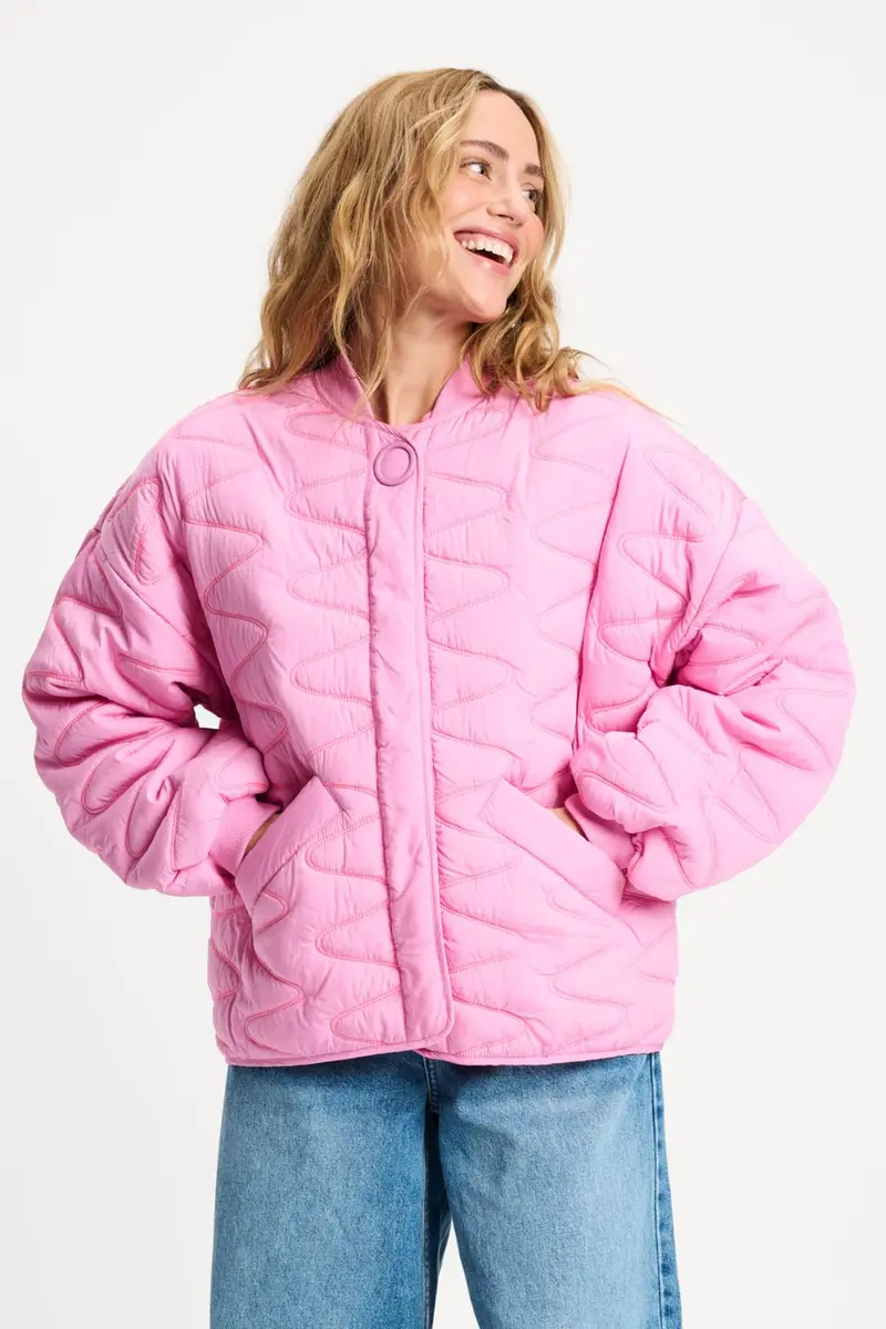 JACKET - Quilted Cheering Pink