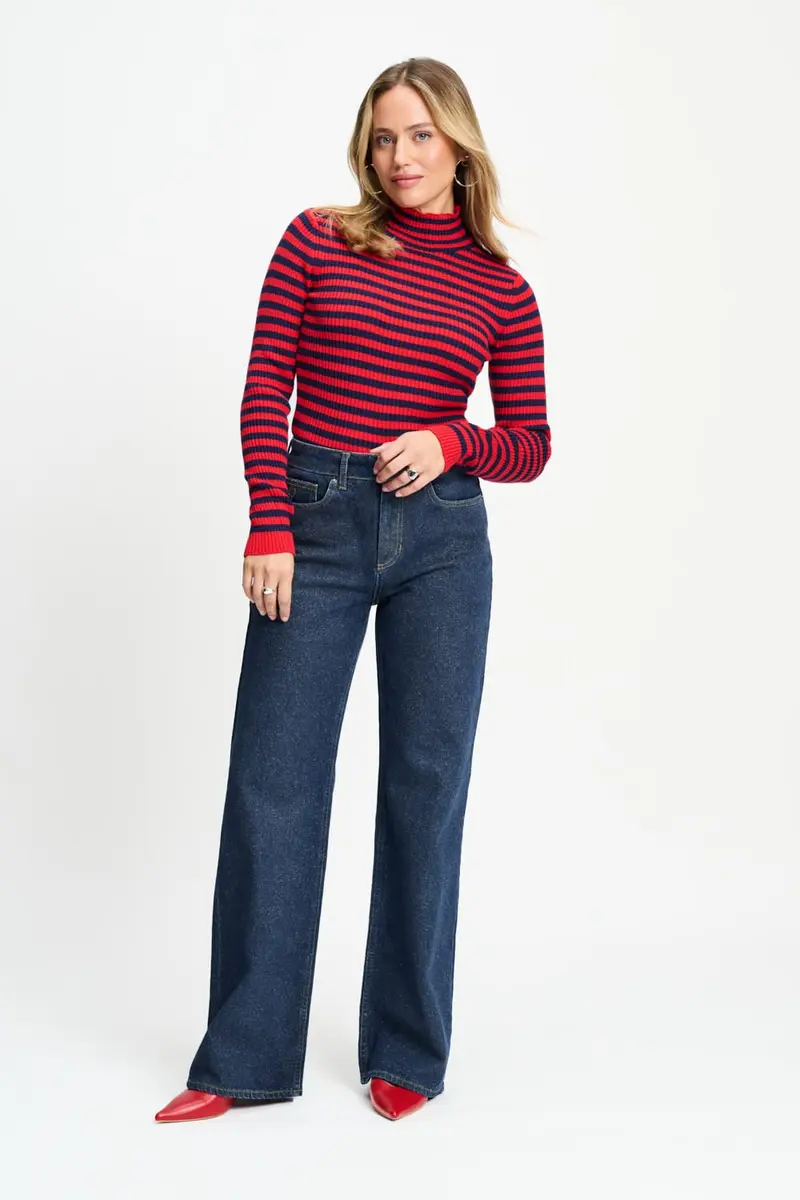 JEANS - Julia Shimmer Dark Blue