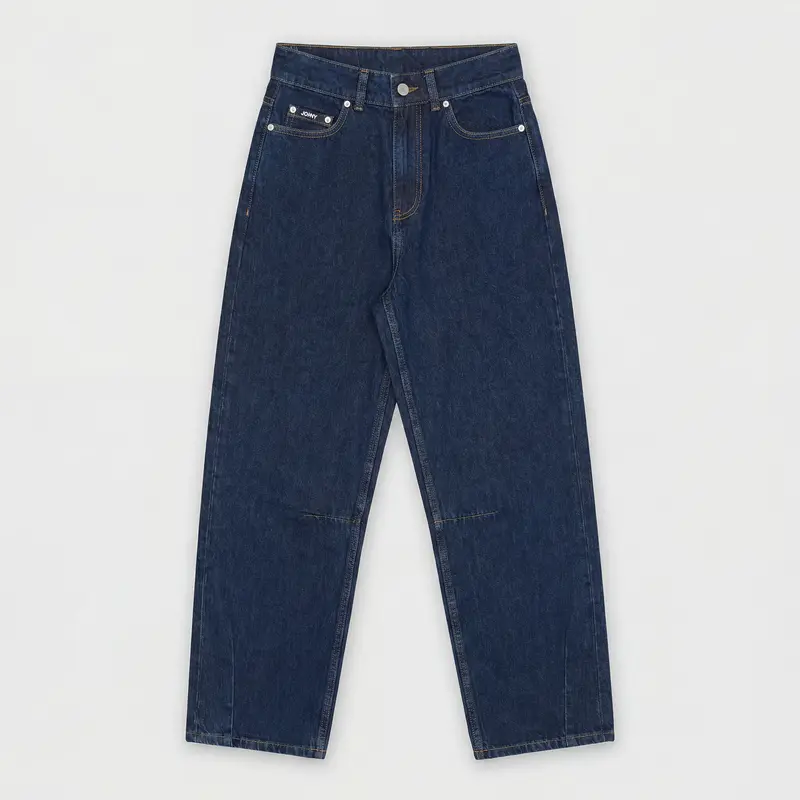 Johny Gladys Trousers Navy Pinstripe/ Denim