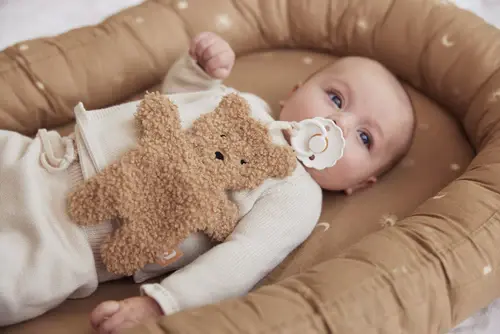 Jollein Speendoekje Teddy - Biscuit