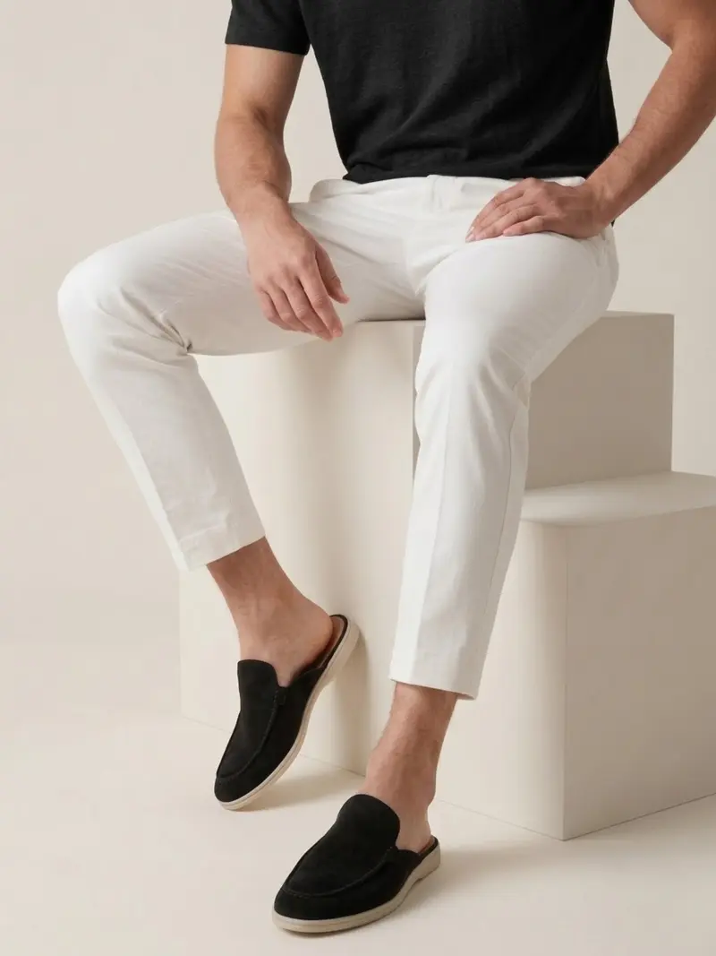 Julian | Bequeme und stilvolle Herren Slip-On Pantoletten