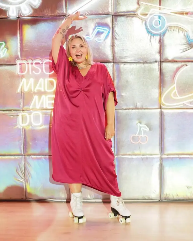 Kaftan - Funky Fuchsia