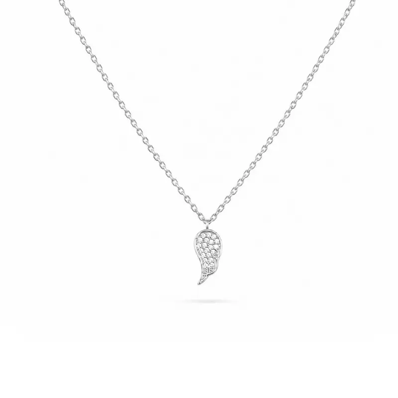 Ketting Met Engel Vleugel | 925 Sterling zilver