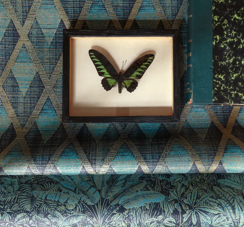 Khrôma Cabinet of Curiosities - Facet CAB503 Behang