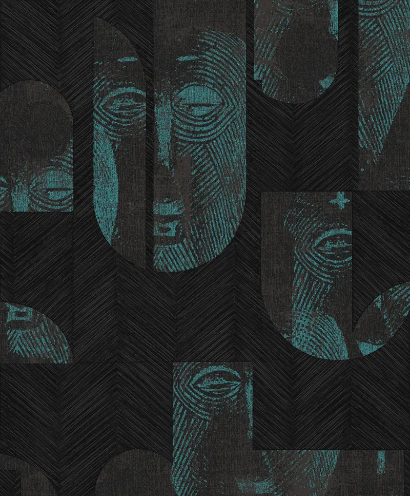 Khrôma Tribute Mask Jungle TRI303 Behang